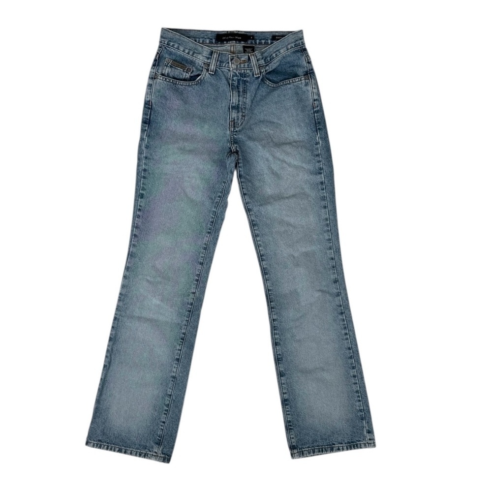 Vintage 90s Calvin Klein Classic Blue Bootcut Leg Jeans Size 26”